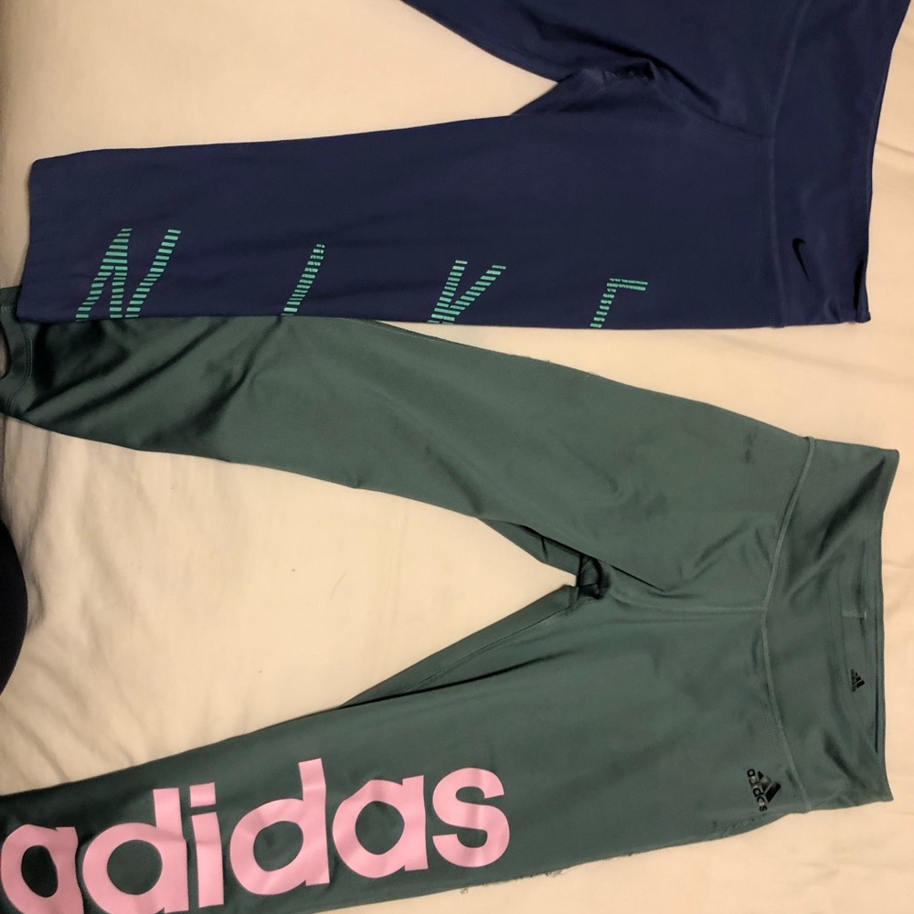 Adidas and Nike leggings